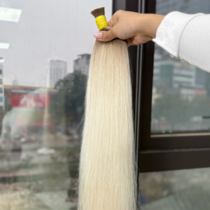 Prix d'usine Cheveux humains bruts en vrac de 60 cm de haute qualité 100 % naturels, provenant d'un seul donneur, de la société Nasa - Product Image 1