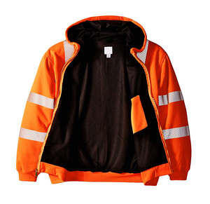 Sweat à capuche haute visibilité pour homme, vêtement de sécurité réfléchissant pour le travail et la construction, idéal pour les agents de sécurité, personnalisable (OEM) - Product Image 5