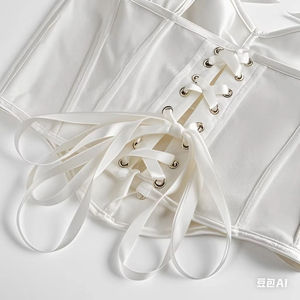 Corsés y Bustiers Ajustados para Mujer con Encaje, con Varillas, para Recoger el Busto, Moldeadores de Cintura y Efecto Pétalo - Product Image 2