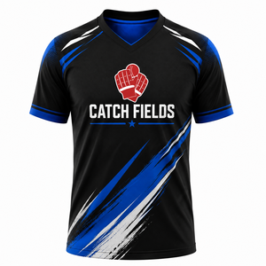เสื้อฟุตบอลสั่งทำพิเศษ พิมพ์ชื่อทีมด้วยเทคนิค Sublimation ระบายอากาศได้ดี ผลิตจากโพลีเอสเตอร์ 100% คุณภาพพรีเมียม แขนสั้น - Product Image 5