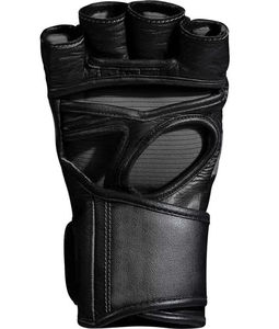 Wholesale MMA Grappling Gloves Genuine Leather MMA Gloves Leather Half Finger Hook & Loop Closure For Martial Arts Adults - Product Image 2