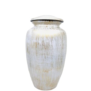 Fournitures funéraires urnes de crémation humaines en métal grande taille urne de vente chaude artisanat urnes personnalisées en laiton en aluminium prix bon marché - Product Image 2