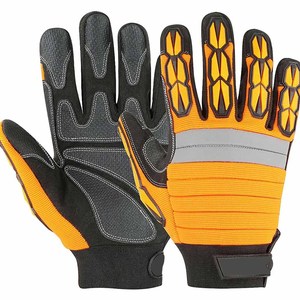 ถุงมือช่างอมาราหนังสังเคราะห์คุณภาพสูง ป้องกันมือสำหรับงานอุตสาหกรรม ทนทานต่อแรงกระแทก ถุงมือทำงานหนัก - Product Image 2