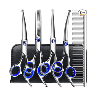 Premium Pet Grooming <b>Scissors</b> Set – Made from High-Quality Stainless Steel, Professional <b>Dog</b> & Cat Hair Cutting Kit with Case - Product Image 2