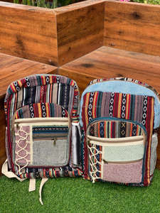 การออกแบบใหม่กระเป๋าแล็ปท็อปกัญชากระเป๋าเป้สะพายหลังที่ยั่งยืนมาใหม่ปอกระเจาด้วยวัสดุผ้าฝ้าย U Nisex กระเป๋าเป้สะพายหลังเดินทางหลายใช้ - Product Image 4