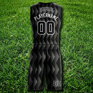 Nouvel ensemble d'uniformes de basketball pour hommes et femmes, maillot de compétition imprimé, été, pour enfants, camp d'entraînement, équipe - Product Image 3