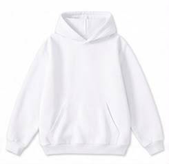 Sweat à capuche pour homme en polyester/coton épais, respirant, imprimé et brodé, sans cordon, couleur unie, coupe classique, ODM - Product Image 6