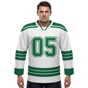 OEM Men Ice Hockey Jersey Manufacturer Full Print Men’s Hockey Team Sportswear Jerseys Full Sleeve Men Crew Neck Ice Jersey - Product Image 1