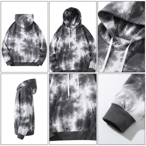 Sudadera con Capucha Tie Dye Estampada Personalizada, Fabricante de Sudaderas de Felpa Premium - Product Image 4