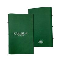 Kustom logo Restoran sampul kulit Folder Menu Binder