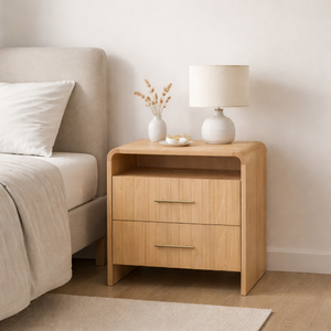 Colección RIVEO RANGE, Muebles de Dormitorio Contemporáneos, Mesa de Noche de Madera Ecológica y Duradera, Éxito de Ventas - Product Image 3
