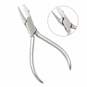 Dual Jaw Nylon Tip Round Nose Pliers Jewelry Tool Non Scratch <b>Wire</b> Looping Bending DIY <b>Craft</b> Professional Tool - Product Image 1