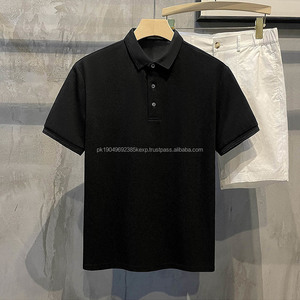 Camiseta Polo de Verano para Hombre de Alta Calidad, Diseño Transpirable, Tejido Liso, Ropa Estampada al por Mayor para Camisetas Polo - Product Image 1