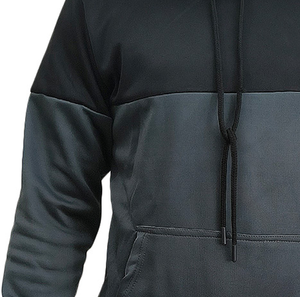 Ensemble de survêtement unisexe d'hiver noir et gris uni, élégant, confortable et performant pour la gym, l'entraînement et le sport décontracté - Product Image 3