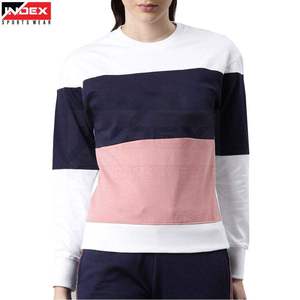 Sudadera de punto de manga larga con cuello redondo y estampado de girasoles rosas, talla grande, informal, para mujer, para otoño - Product Image 3
