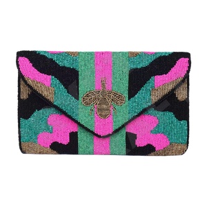 Camouflage <b>Honey</b> Custom Beaded Party Clutch Evening Bag Designer Ladies Shoulder Bags Luxury Purses and Handbags Parties - Product Image 1