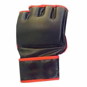 Guantes de Boxeo Profesionales OEM para Hombre, Hechos en Pakistán, de Cuero, con Medio Dedo, Transpirables, con Cierre de Cordones - Product Image 1