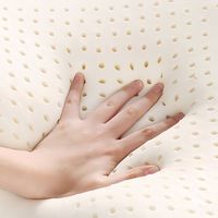 Matelas Orthopédique en Latex Naturel Écologique 10 cm d'Épaisseur Fonction Massage Respirant Confortable Soutient le Sommeil Chambre Appartement