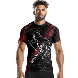 Rashguard de BJJ sin Gi para Mujer, Manga Corta, Poliéster/Spandex 240g, Secado Rápido, Transpirable, para Lucha, Natación, Surf, Personalizable - Product Image 3
