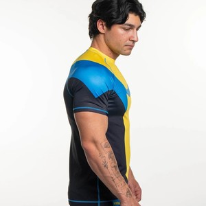 Summer New Skybound Invincible Compression Short Sleeve Men Fitness Exercise Tee Oversized Breathable Quick Drying MMA Sport Top - Product Image 1