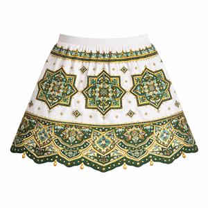 Diseño Personalizado de Estampado Polinesio para Mujer, Estilo Islas del Pacífico, Cintura Micronesiana, Casual, Bordado - Product Image 4