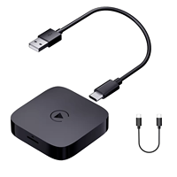 Sudex Wireless Apple CarPlay Android Auto AI Box Android 12 2+16GB para Wi-Fi Inteligente de 5.0 5GHz YouTube Netflix 1 Año