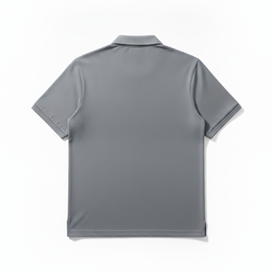 Polo de Manga Corta para Hombre de Calidad Lujosa, Cierre de Cremallera, Secado Rápido, Tejido de Punto, Color Sólido, Estilo Casual, Corte Regular - Product Image 3