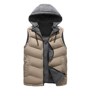 Gilet matelassé léger pour homme, sans manches, isolé, chaud, décontracté, confortable, pour l'hiver et le quotidien - Product Image 3