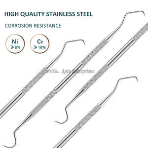 Dental Tartar Scraper Manual Medical Grade Stainless Steel Professional Teeth Cleaning Tool Dental Scaler Plaque Tartar Removal - Product Image 5