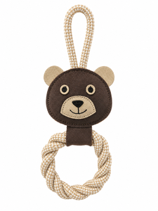 Juguete de Peluche con Forma de Oso para Caballos Horsekraft, Ecológico y Sostenible, de Cuero de Ante y Fibra de Yute, Relleno de Algodón, Disponible OEM/ODM - Product Image 1