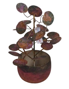 Flower <b>Leaf</b> Pot Natural Color Handmade Modern Iron Art <b>Decor</b> Home & Garden Flower Pot <b>Wall</b> Mount Hot Selling Best <b>Decor</b> - Product Image 4