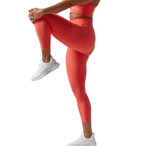 New Arrival Custom Made High Waist Sport Women <b>Leggings</b> Quick Dry Breathable Eco-Friendly Sustainable Wholesale Price - Product Image 1