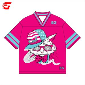 Camisetas Retro de Verano para Niñas, 100% Poliéster, Estilo Holgado con Rayas en las Mangas, Cortas, Transpirables, Precios Bajos - Product Image 1