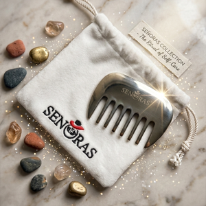 Outil de coiffure professionnel Senoras Kansa Comb |   Masseur pour le cuir chevelu raffermissant la peau |   Manuel, non électrique, portatif |   Logo personnalisé - Product Image 2