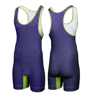 OEM New Design USA Team Design Wrestling <b>Singlet</b> Sportswear Power Lift <b>Weightlifting</b> Wrestling <b>Singlets</b> - Product Image 3