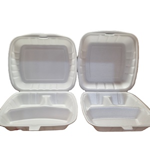 ภาชนะบรรจุอาหารทำจากโฟม PS แบบใช้แล้วทิ้งมี3ช่อง2025โรงงานในเวียดนาม - Product Image 1