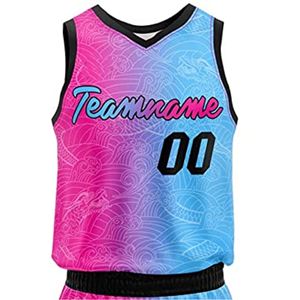 Uniforme de Baloncesto sin Mangas Sublimado Personalizado, Tallas Grandes, Logotipo/Colores Impresos Personalizados, Transpirable y de Secado Rápido, Gran Venta - Product Image 3