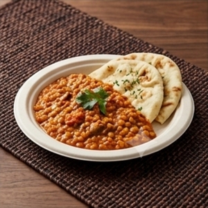 11 Inch Round Bagasse Dinner Plate Compostable Disposable Sugarcane Fiber Tableware for Restaurants Catering Parties and Daily M - Product Image 5