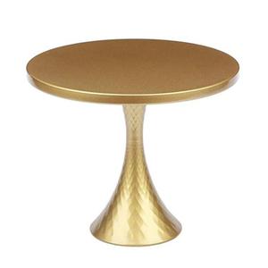 Plateau de service rond de luxe pour fruits et desserts avec base sur pied, laqué, qualité alimentaire, support à gâteau de luxe pour décoration de mariage et de fête - Product Image 4