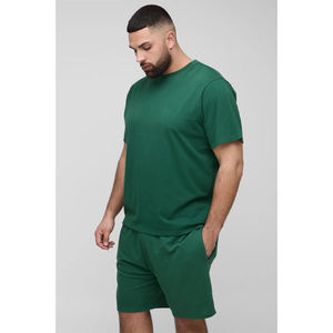 Ensemble streetwear été personnalisé pour homme, t-shirt et short de haute qualité, grandes tailles - Product Image 1