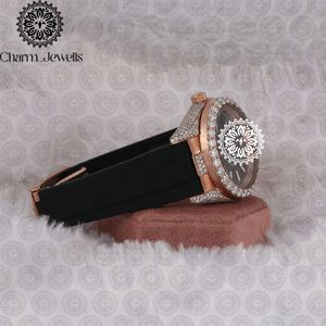 นาฬิกาข้อมือผู้ชายสุดหรู Charm ตัวเรือนสแตนเลสขนาด 40 มม. ขอบหน้าปัดประดับเพชรสีโรสโกลด์ สายสแตนเลส เครื่องกลไกอัตโนมัติ แสดงวันที่ 10 - Product Image 3