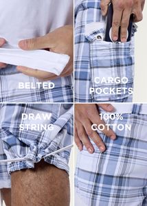 Shorts amples en coton 100% 340G personnalisés, pantalon de survêtement déstructuré à double taille, délavé et vieilli, coupe capri - Product Image 6
