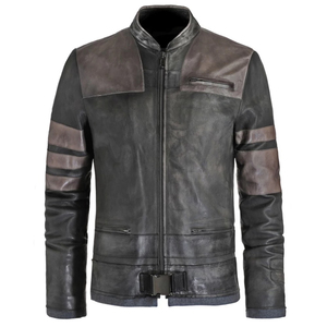 Production en gros de vestes en cuir pour enfants, manteau en cuir classique, logo personnalisé, service OEM pour les grossistes en vêtements pour enfants - Product Image 5