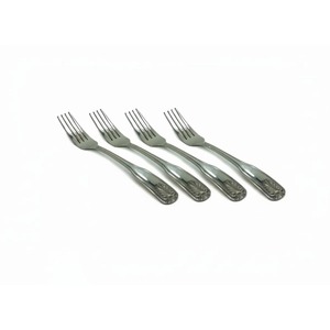 Fourchettes de table classiques en acier inoxydable plaqué argent, finition miroir, pour occasions de mariage - Product Image 3