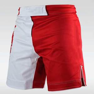 Shorts de combat MMA durables et extensibles pour l'entraînement de Muay Thai et de boxe, impression par sublimation personnalisée, respirants et à séchage rapide - Product Image 4