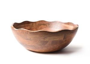 Ensemble d'assiettes et de bols en bois, saladier en bois d'acacia, personnalisation de la taille et nouveaux styles disponibles - Product Image 4