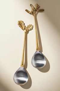Juego de cuchara y tenedor de metal con diseño floral vintage, acabado de alto brillo, resistente al óxido, para bodas y ocasiones especiales. - Product Image 6