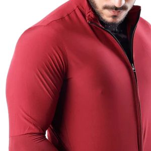 Sports <b>Jacket</b> 2.0 Lightweight Athletic Running Training <b>Zip</b>-<b>Up</b> Activewear Windbreaker for Men & Women Outdoor Fitness Burgundy - Product Image 5
