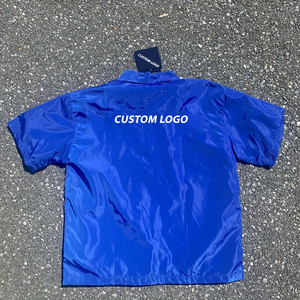 Ensemble short et chemise pour homme, ensemble deux pièces coupe-vent, ensemble de survêtement en nylon personnalisé avec logo - Product Image 4