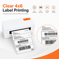 Imprimante d'étiquettes thermiques 4x6 Bluetooth USB pour codes-barres, fabricant OEM ODM pour la logistique d'entrepôt e-commerce